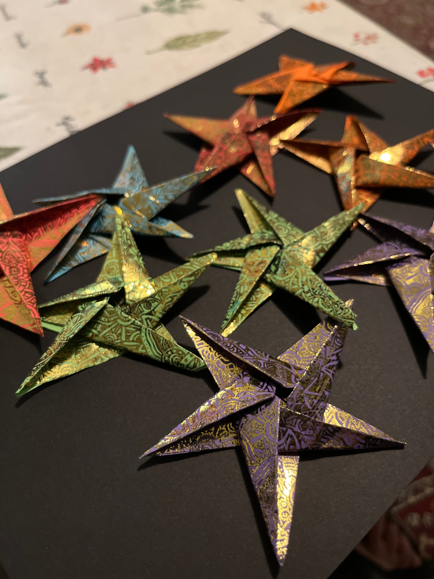 Gold Star Ornaments