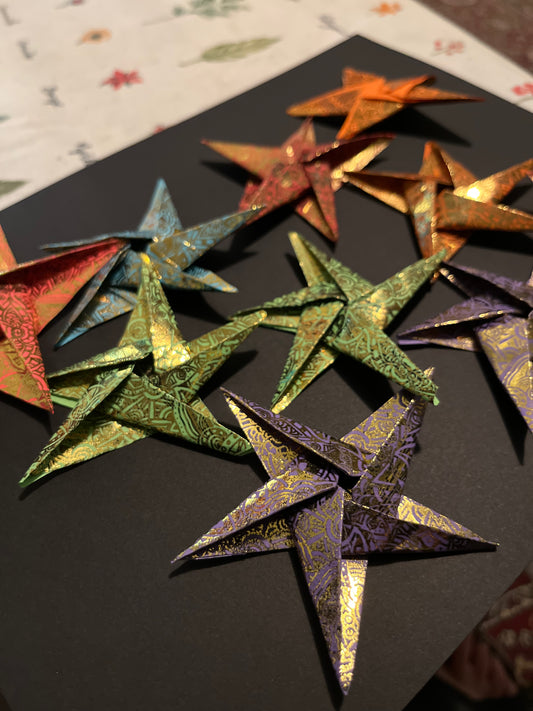 Gold Star Ornaments
